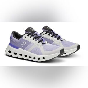 On Running Women's Lavender and White Sneakers